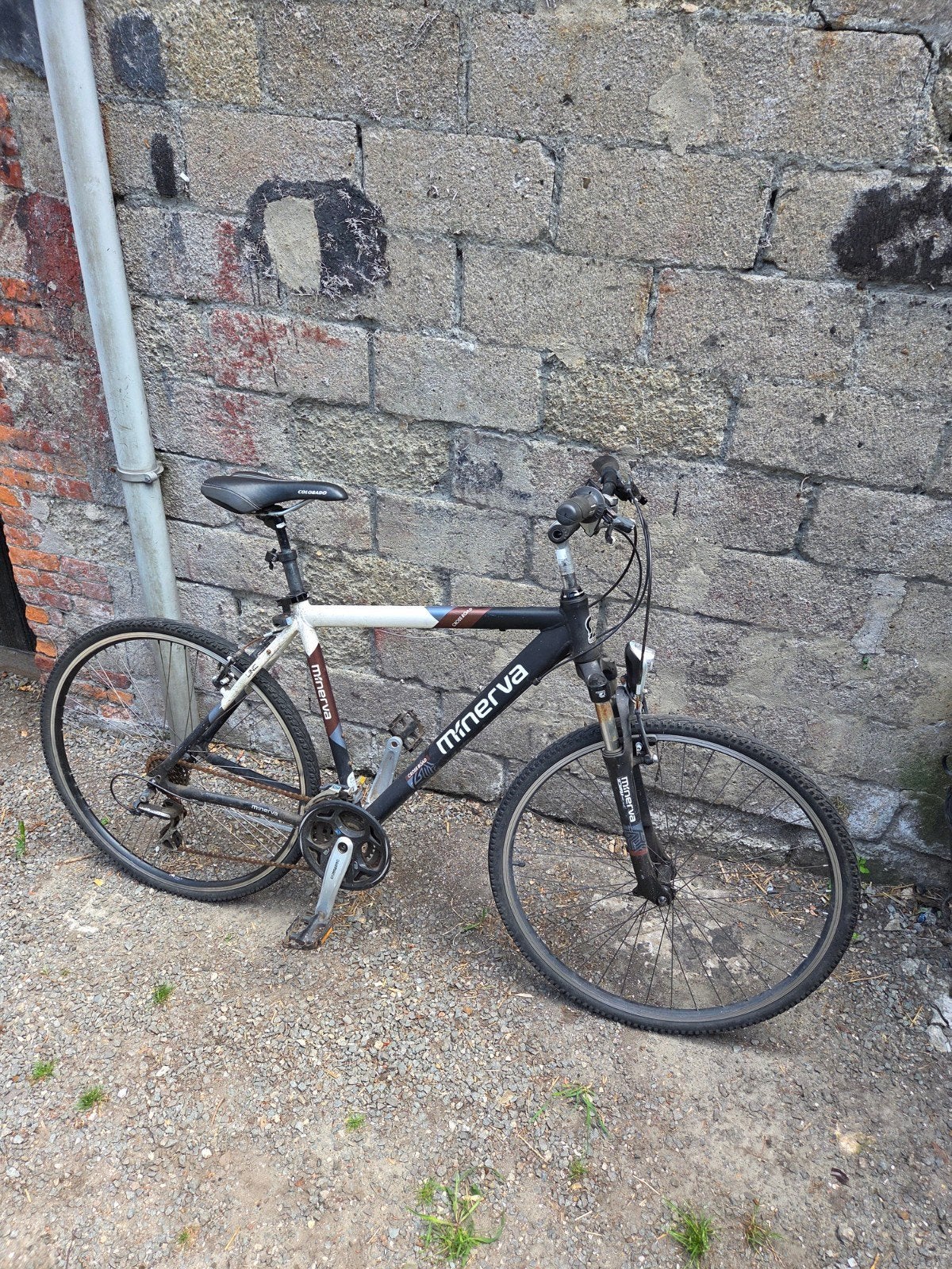 Minerva herenfiets 28 inch voor opmaak of onderdelen, Enlèvement, 28 pouces