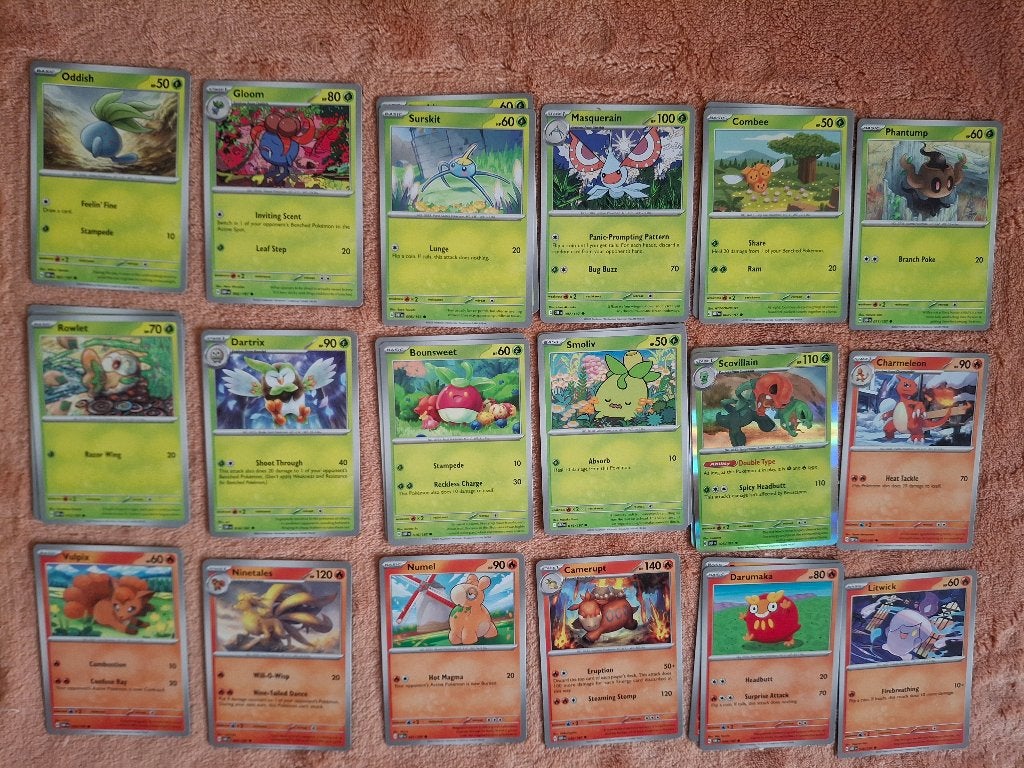 Obsidian Flames Pokémon kaarten te ruil., Hobby en Vrije tijd, Ophalen of Verzenden, Zo goed als nieuw, Meerdere kaarten, Foil
