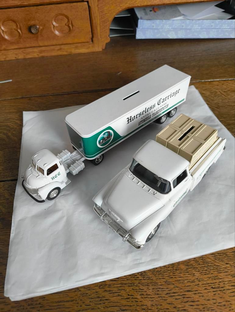 2 tirelires pour camions ERTL, Enlèvement ou Envoi