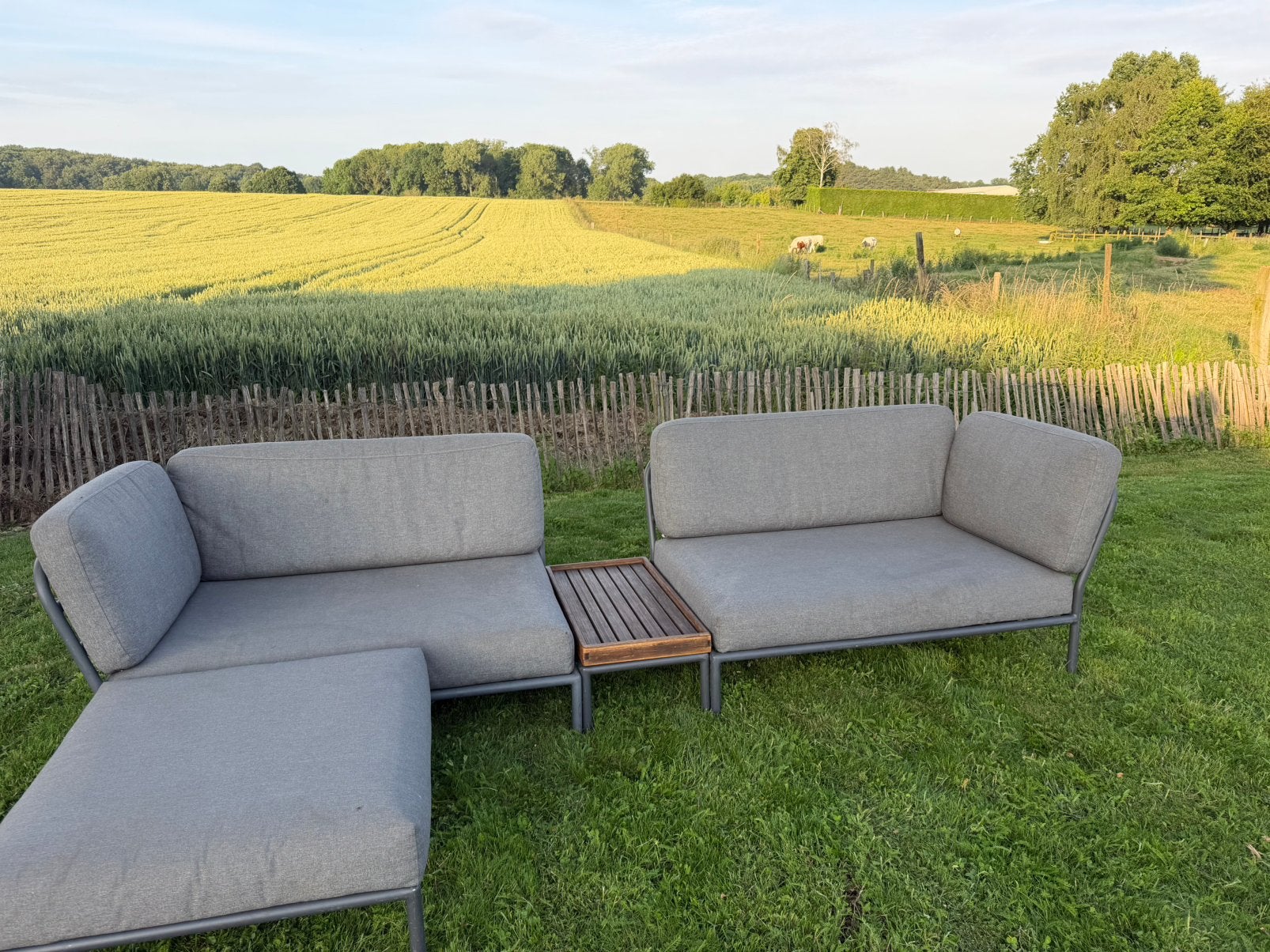 Houe lounge, Tuin en Terras, Ophalen, Gebruikt, Bijzettafel, Loungeset