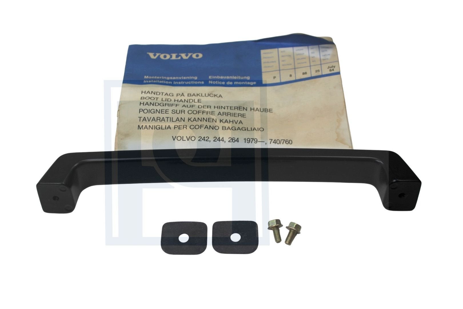 Volvo Handgreep achterklep koffer 240+260+740+760 sedan 4 dr, Ophalen of Verzenden, Nieuw