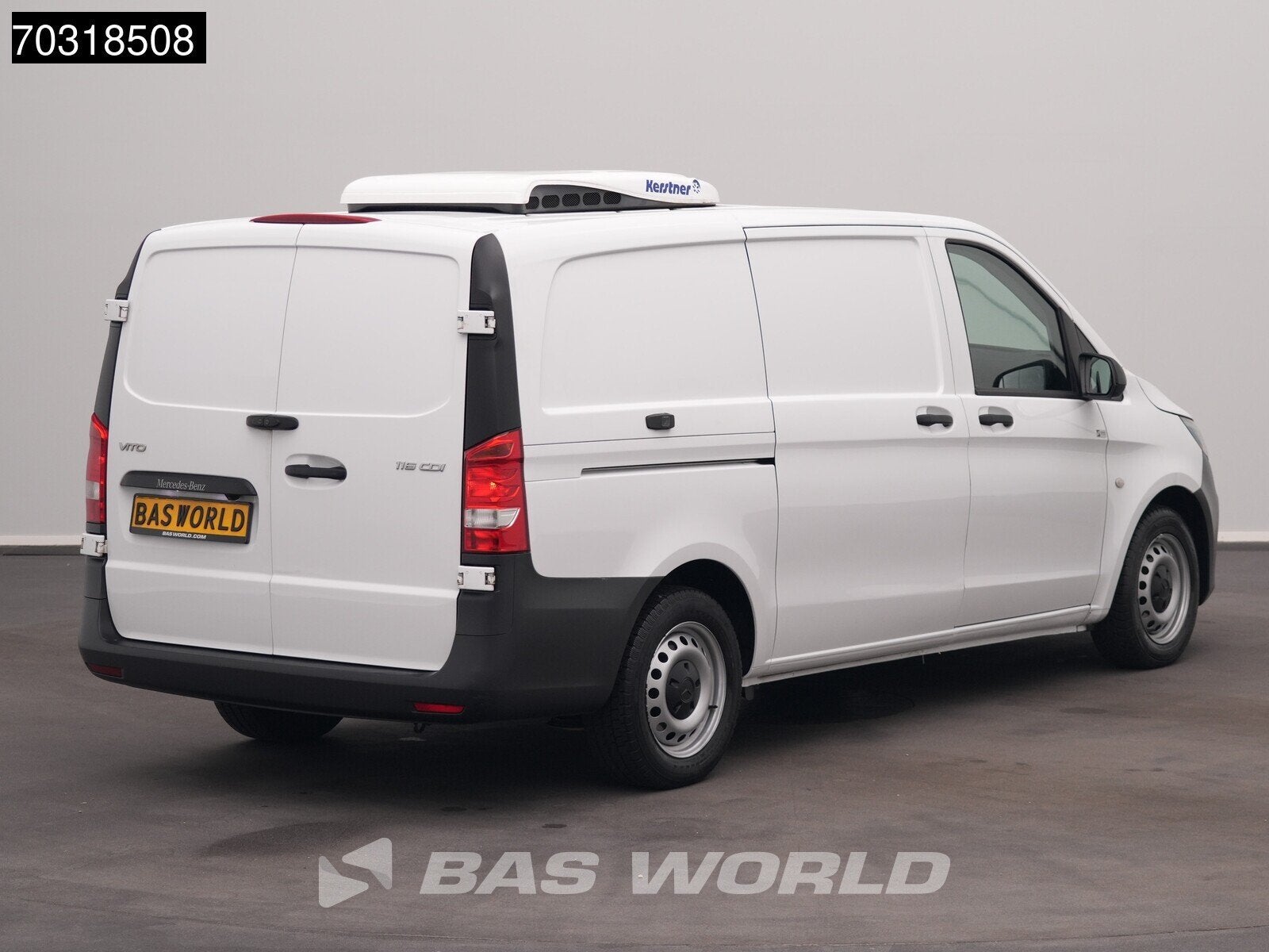 Mercedes Vito 116 Automaat Kerstner Koelwagen L2H1 Airco Cru, Auto's, Bestelwagens en Lichte vracht, Automaat, Stof, Gebruikt
