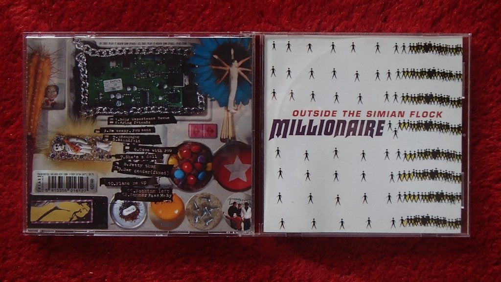 MILLIONAIRE - Outside The Simian Flock cd, CD & DVD, CD | Rock, Rock alternatif, Enlèvement ou Envoi, Premier pressage, Comme neuf
