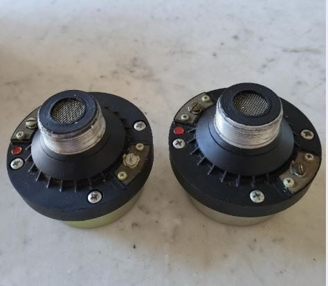 2 x vintage RCF TW50 fenolische middenmotoren, Ophalen of Verzenden