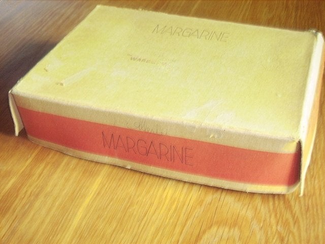 Oude margarinedoos Waregem, Diversen, Ophalen, Gebruikt
