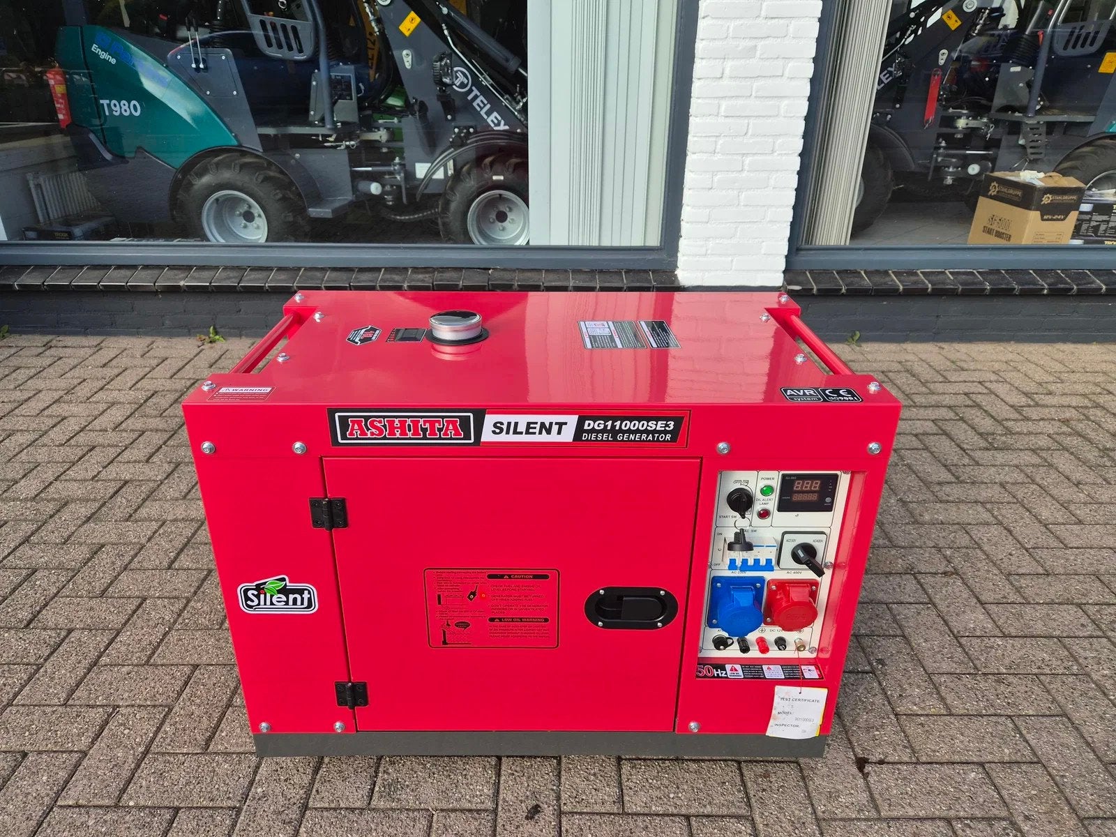 Ashita DG11000SE3 9kva generator aggregaat noodstroom nieuw