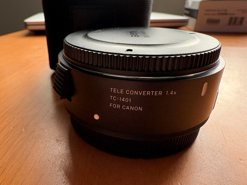 Sigma extender 1.4 - TC-1401 pour Canon EF, Canon, Comme neuf, Lentille additionnelle/convertisseur, Enlèvement