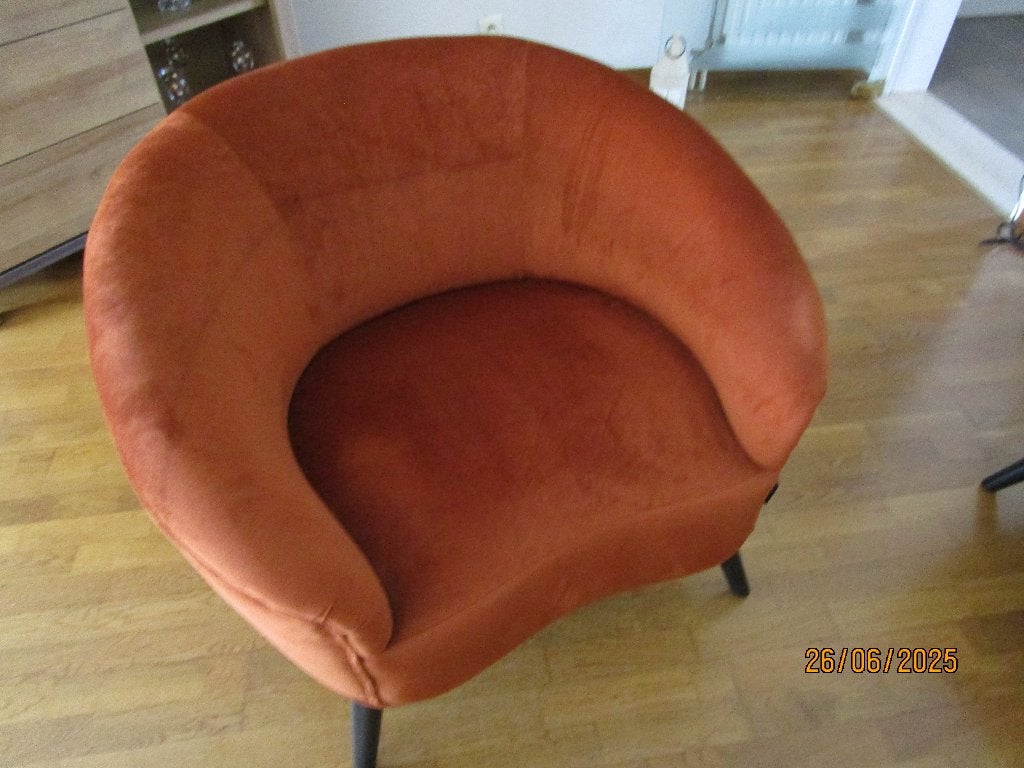 fauteuil  sofa en poef, Enlèvement, Utilisé, Tissus