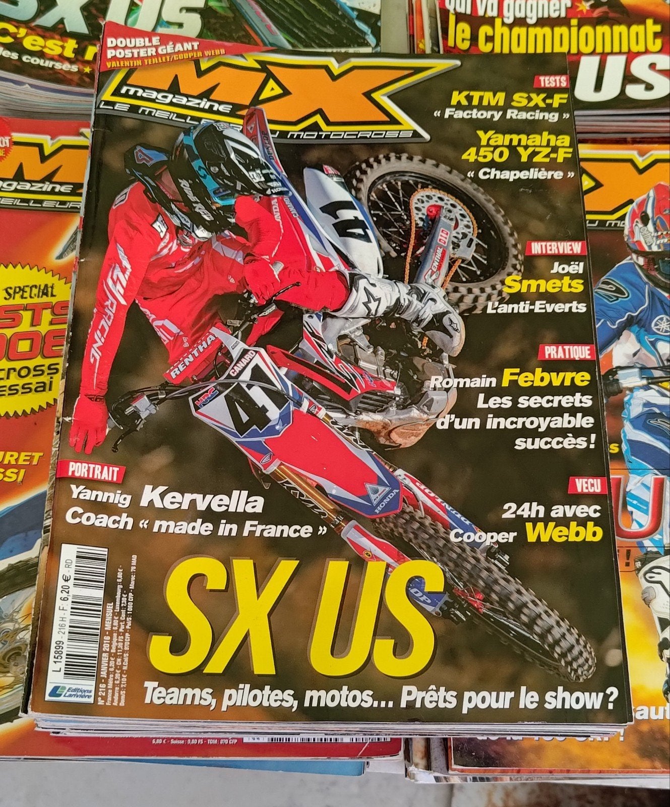 MX Magazine jaar 2016 compleet, Boeken, Ophalen, Zo goed als nieuw, Sport en Vrije tijd