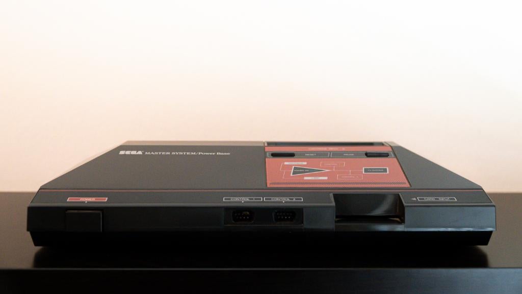 Sega Master System Console (1stgeneratie) + selectie spellen, Consoles de jeu & Jeux vidéo, Master System, Enlèvement, Utilisé