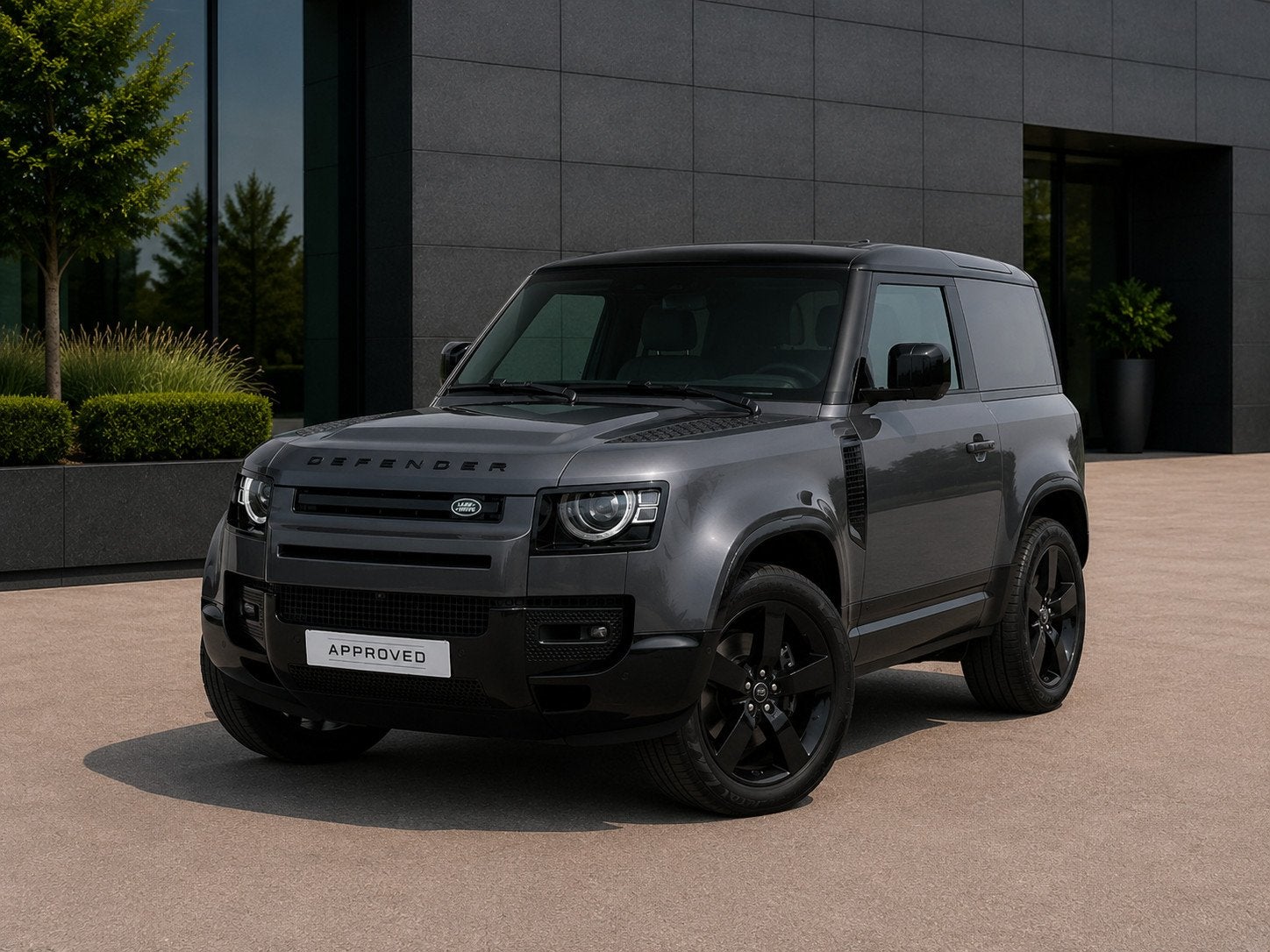 Land Rover Defender 90 P525 V8 AWD Auto. 25MY (automatique), Autos, Cuir, Argent ou Gris, Affichage tête haute, Entreprise