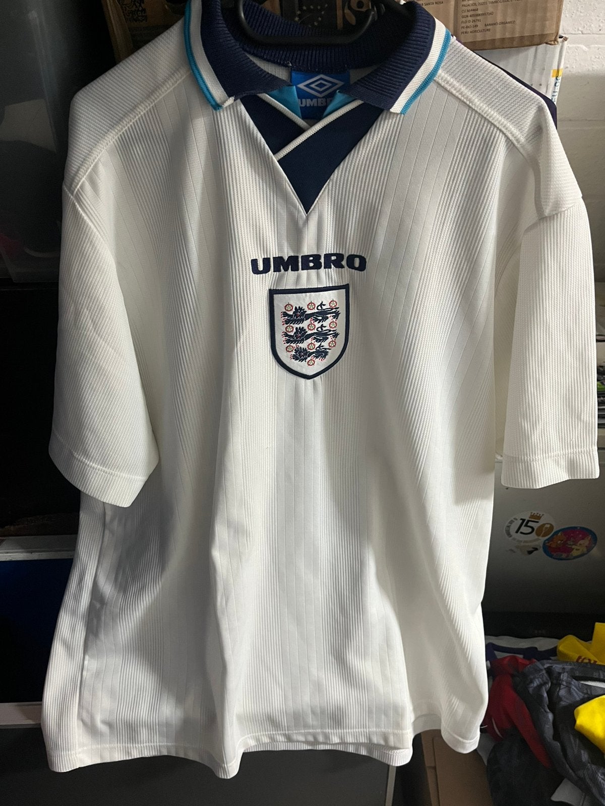 Shirt Engeland 95-97, Enlèvement ou Envoi, Comme neuf, Maillot