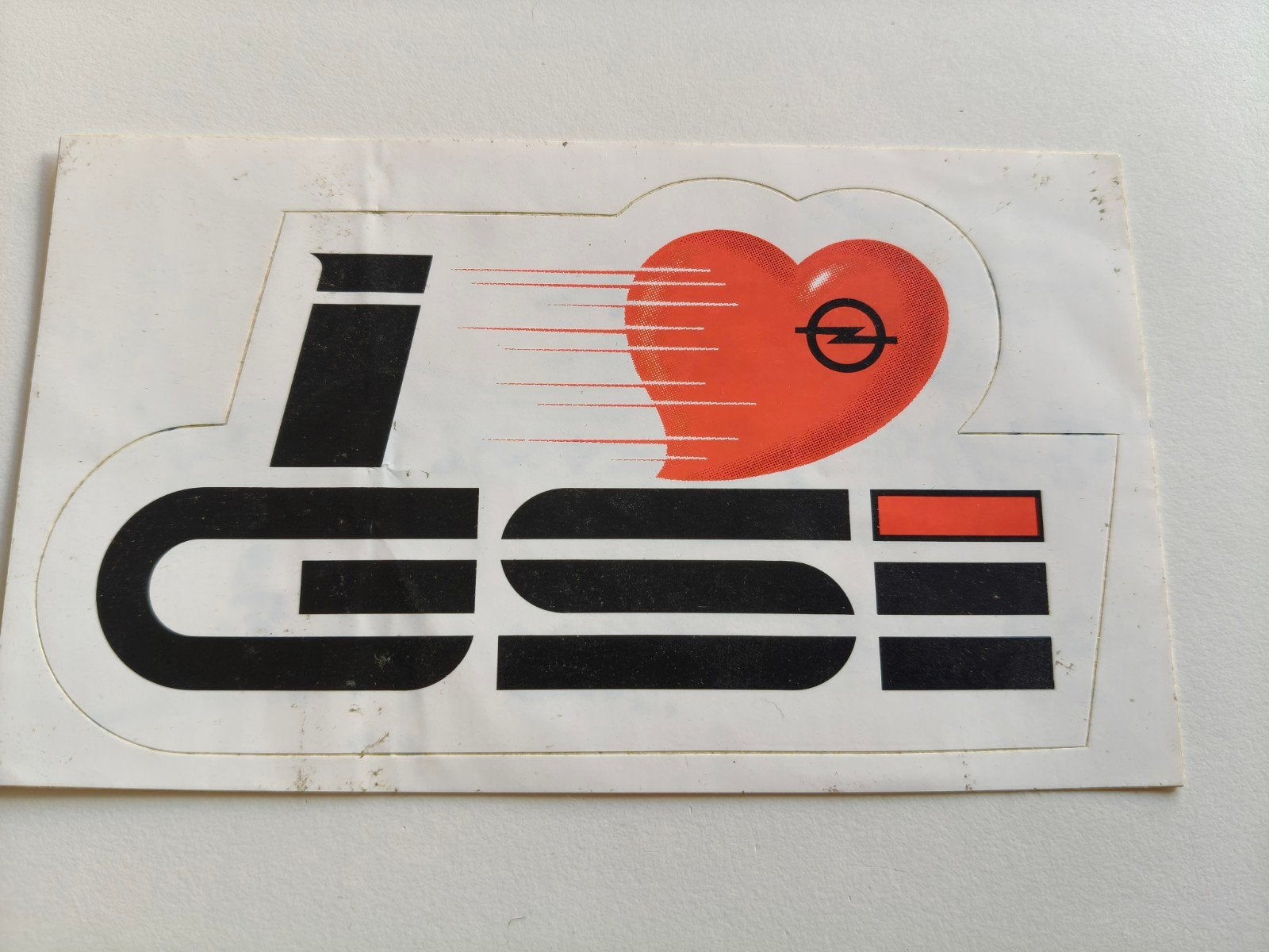 Autocollant Opel GSI, Enlèvement ou Envoi