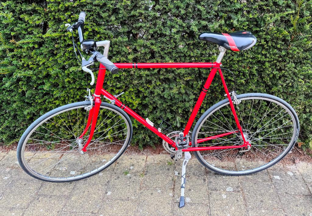 fiets vintage retro stalen kader, 61 tot 65 cm, Ophalen, Zo goed als nieuw, Velgrem