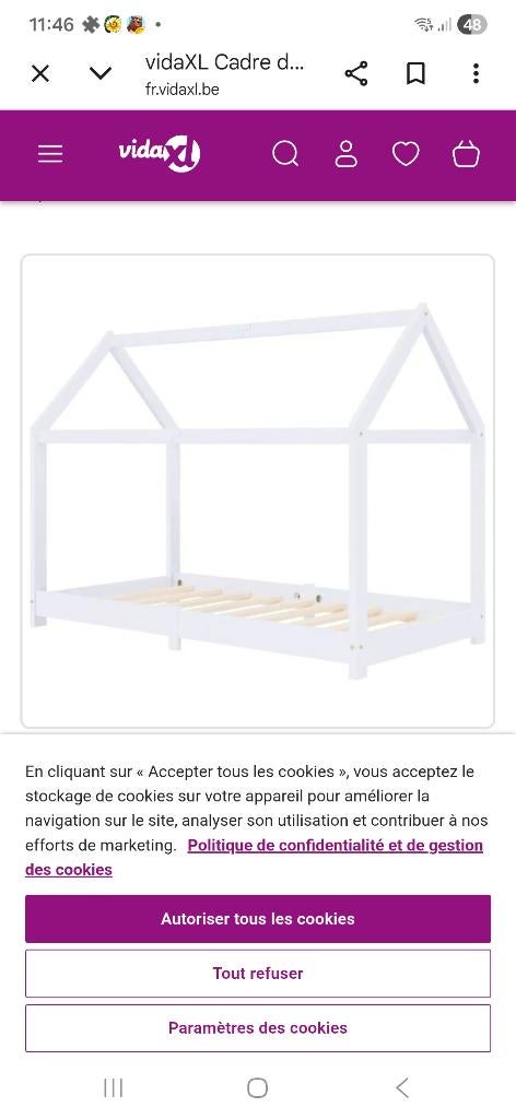 Lit cabane enfant, Neuf, 70 à 85 cm, 140 à 160 cm, Enlèvement