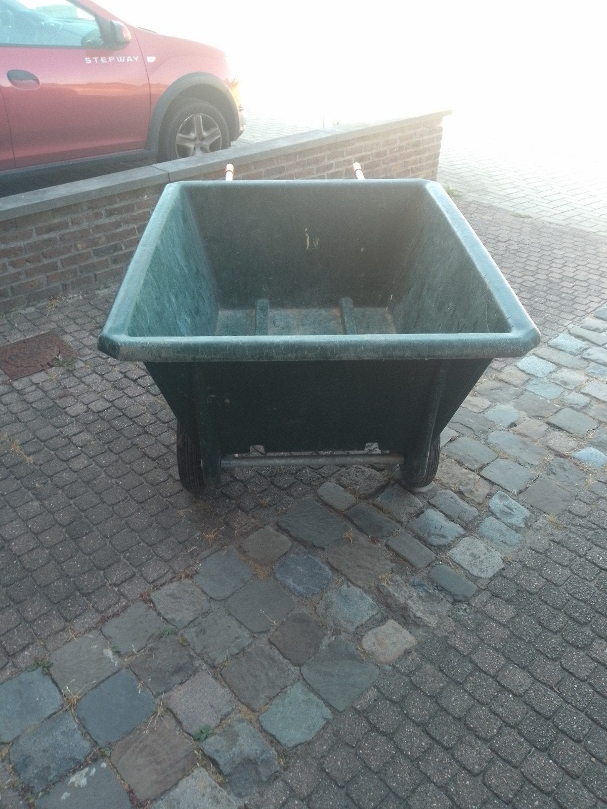 Heel grote stalkruiwagen, Enlèvement
