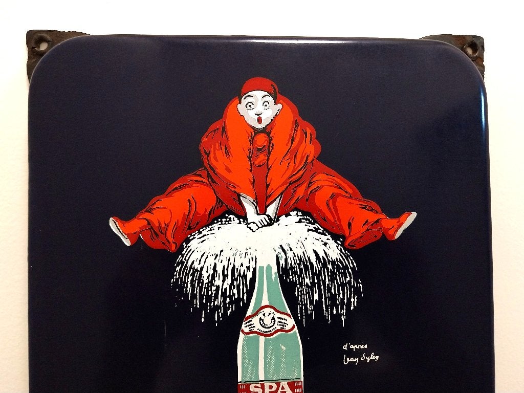 Thermomètre Spa Monopole en émail de 1961, Enlèvement ou Envoi