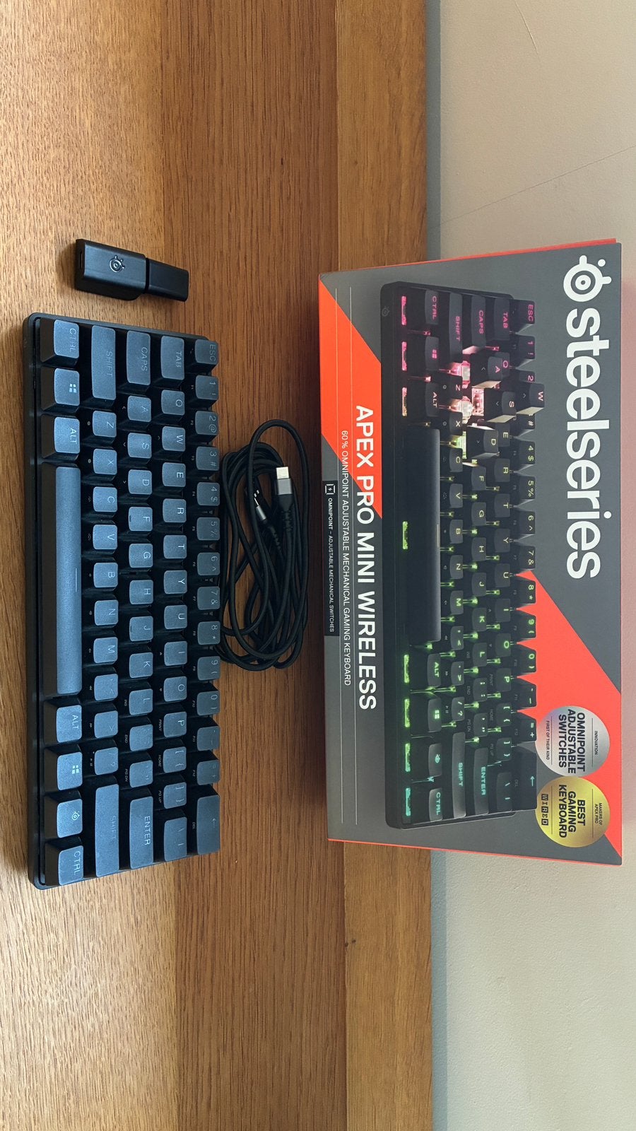 Steelseries Apex Pro Mini Wireless, Computers en Software, Ophalen of Verzenden, Zo goed als nieuw
