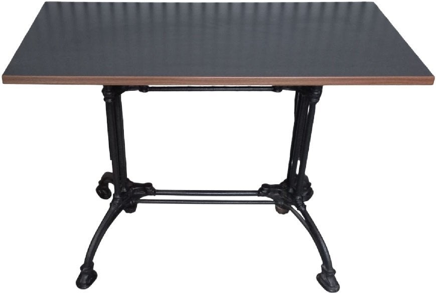 gietijzeren grote terrastafel met formica tafelblad., Tuin en Terras, Ophalen, Gebruikt, B, B