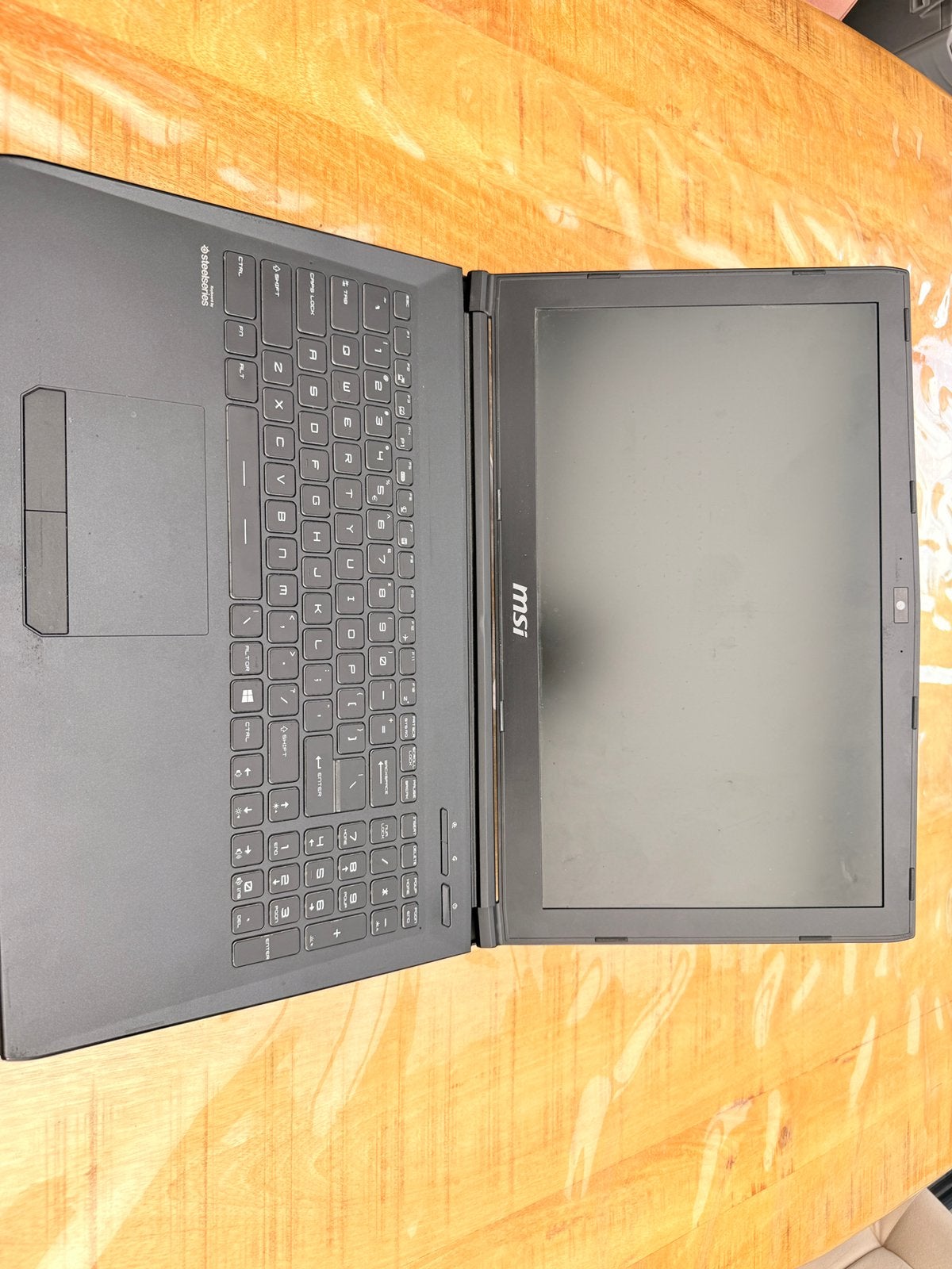 MSI laptop, Gebruikt, Met videokaart, 2 tot 3 Ghz, Qwerty