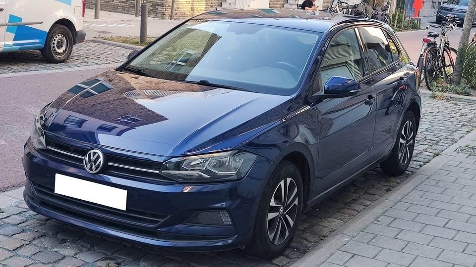 2020 Volkswagen polo 1.6 tdi scr united 2020 euro 6ei, Auto's, Stof, Blauw, 5 deurs, Particulier