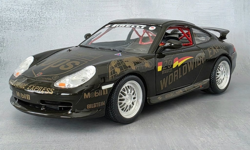 1/18 Burago - 1997 Porsche 911 GT3 Cup, Verzenden, Zo goed als nieuw, Auto, Burago