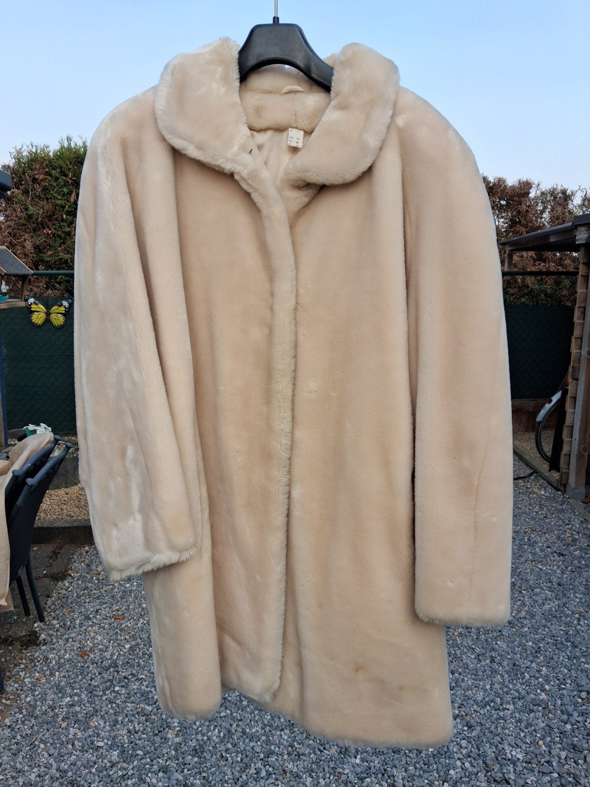 mooie bontjas, Kleding | Dames, Jassen | Winter, Ophalen, Beige, Maat 42/44 (L), Couture Hélène