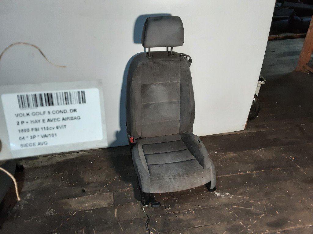 SIEGE AVANT GAUCHE ( CONDUCTEUR ) Volkswagen Golf V (1K1), Volkswagen, Mevr. I. Hauben, Utilisé, Rue de l'Espoir 34 34
4030  GRIVEGNÉE, BE