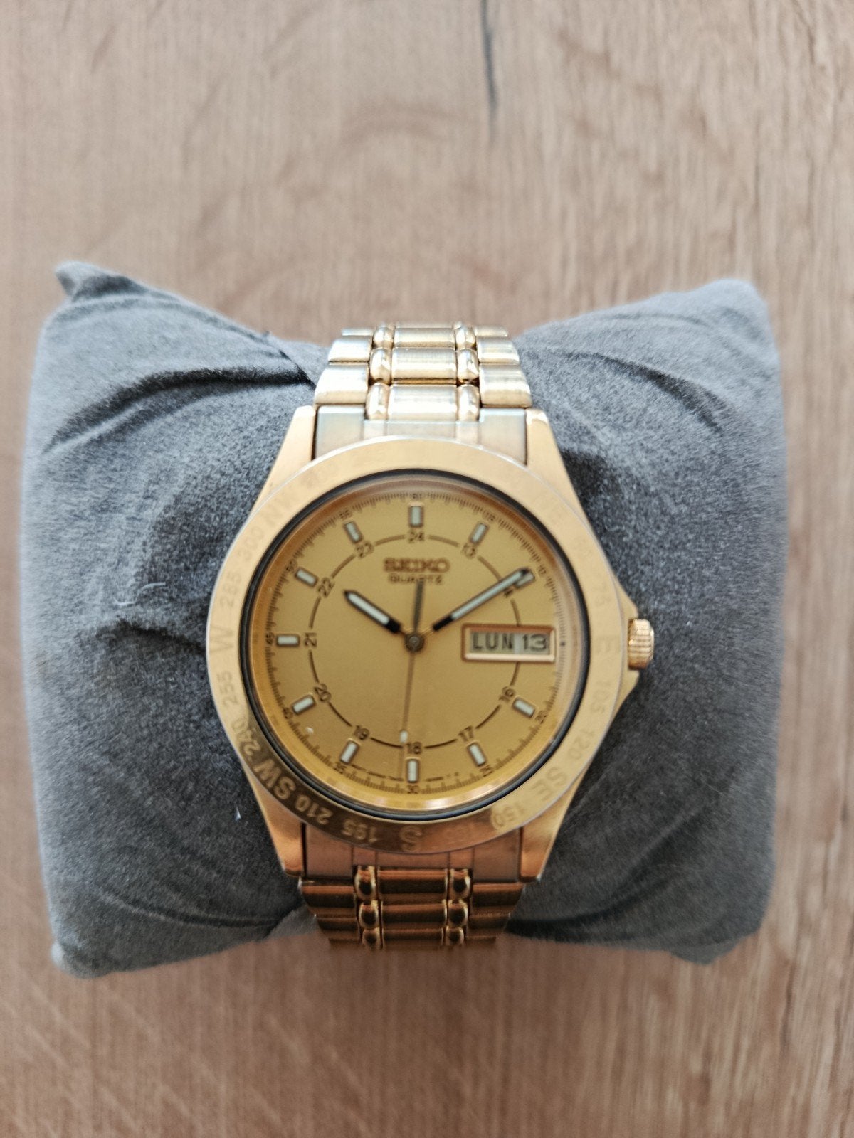 Seiko quartz 35mm, Handtassen en Accessoires, Ophalen of Verzenden, Gebruikt, Seiko