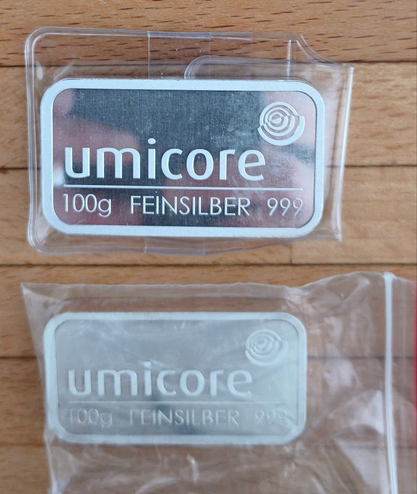 Umicore 100 g argent, Timbres & Monnaies, Métaux nobles & Lingots, Enlèvement ou Envoi, Argent
