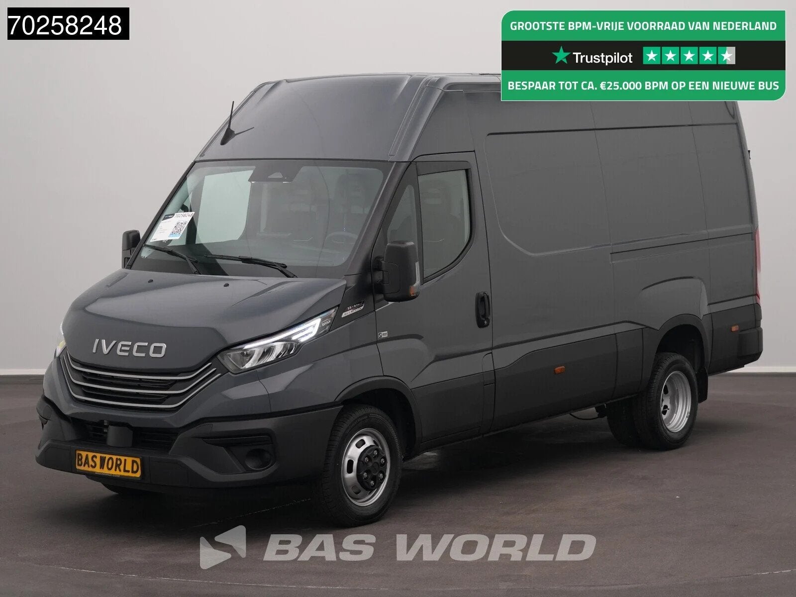 Iveco Daily 35C21 BPM VRIJ! 3.0L Automaat 210PK L2H2 2025-Mo, Autos, Neuf, Argent ou Gris, Achat, Euro 6