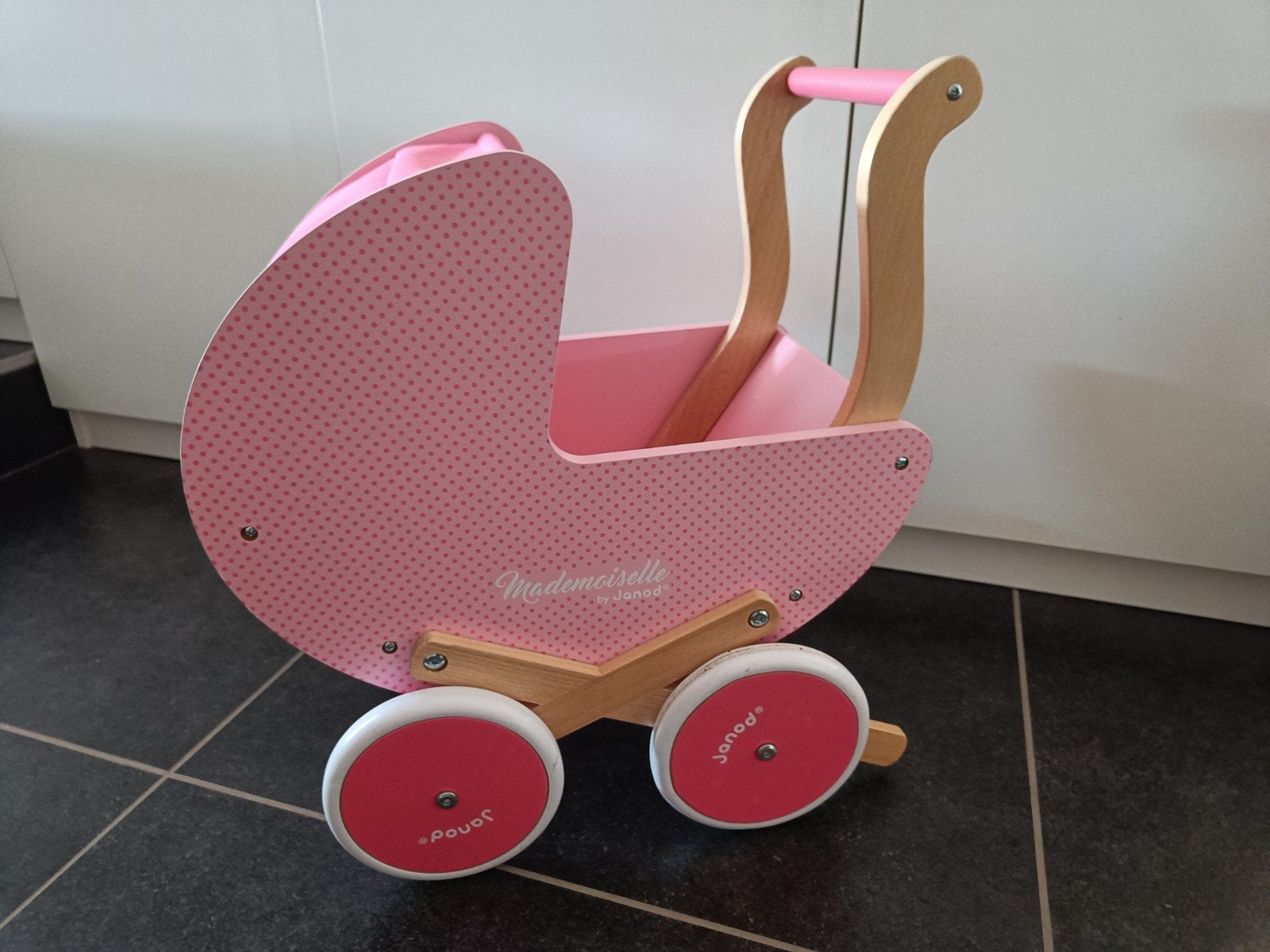 roze buggy voor poppen, Ophalen, Gebruikt