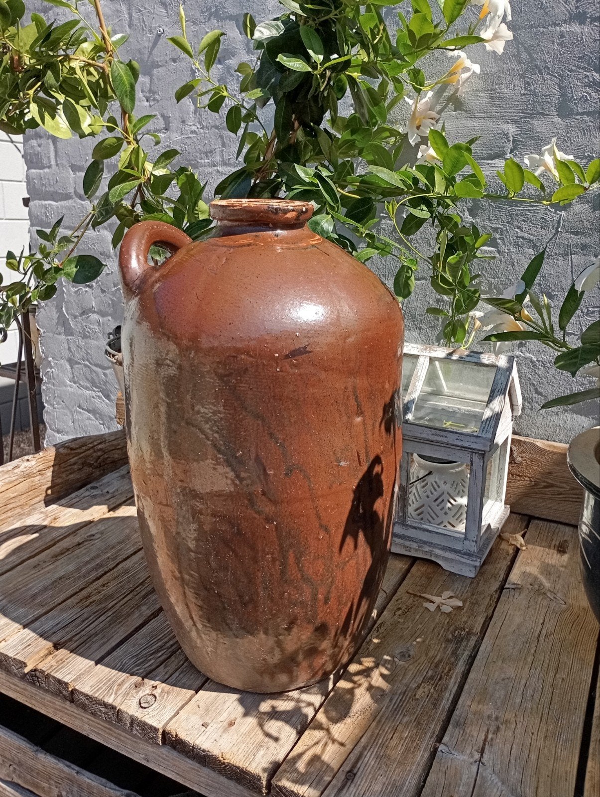 prachtige grote decoratieve kruik, Jardin & Terrasse, Vases de jardin, Enlèvement