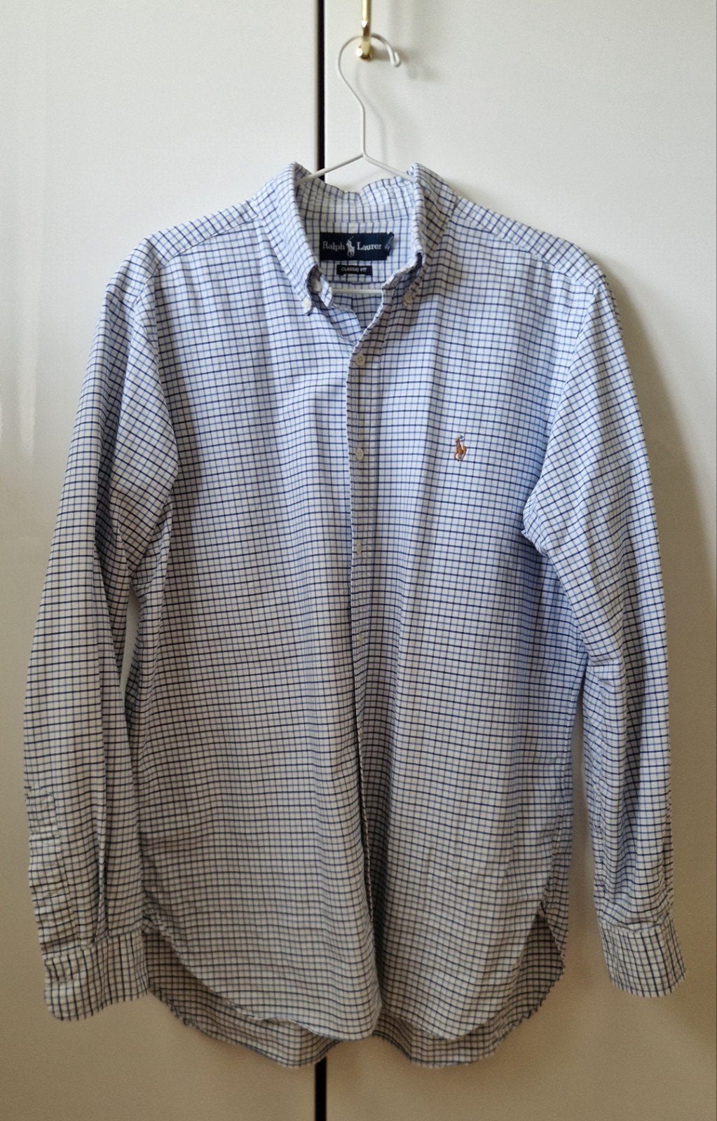 Polo Ralph Lauren overhemd – maat M/L, Kleding | Dames, Maat 38/40 (M), Polo ralph lauren, Blauw, Ophalen of Verzenden
