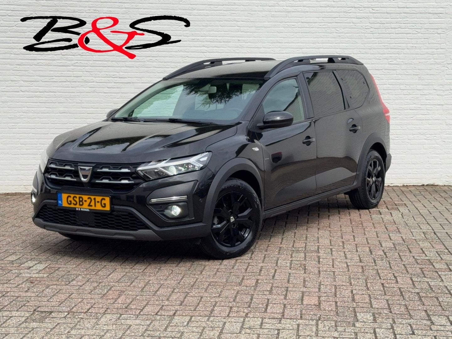Dacia Jogger 1.0 TCe Bi-Fuel Extreme 7p. Trekhaak Camera Car, Auto's, Monovolume, Zwart, Bedrijf, Handgeschakeld