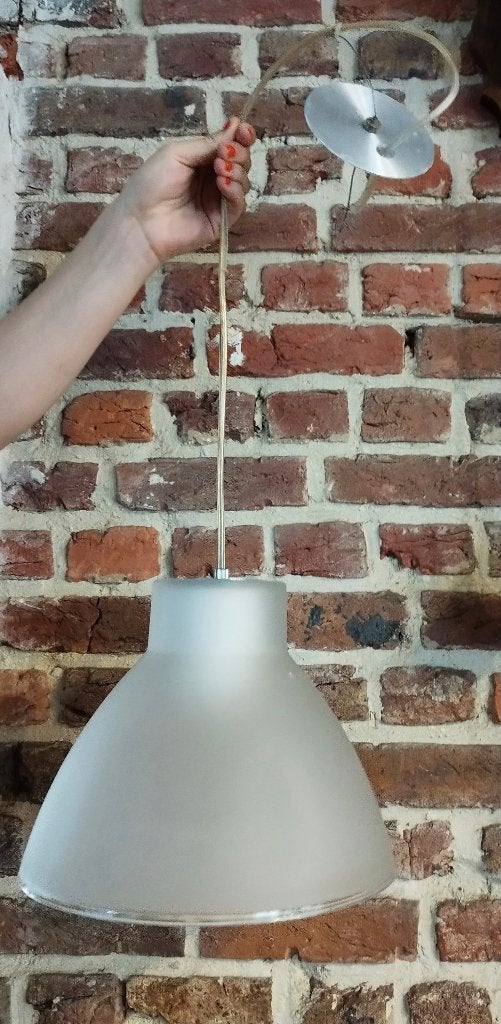 4 hanglampen, Enlèvement, Utilisé, Verre, E27 (grand)