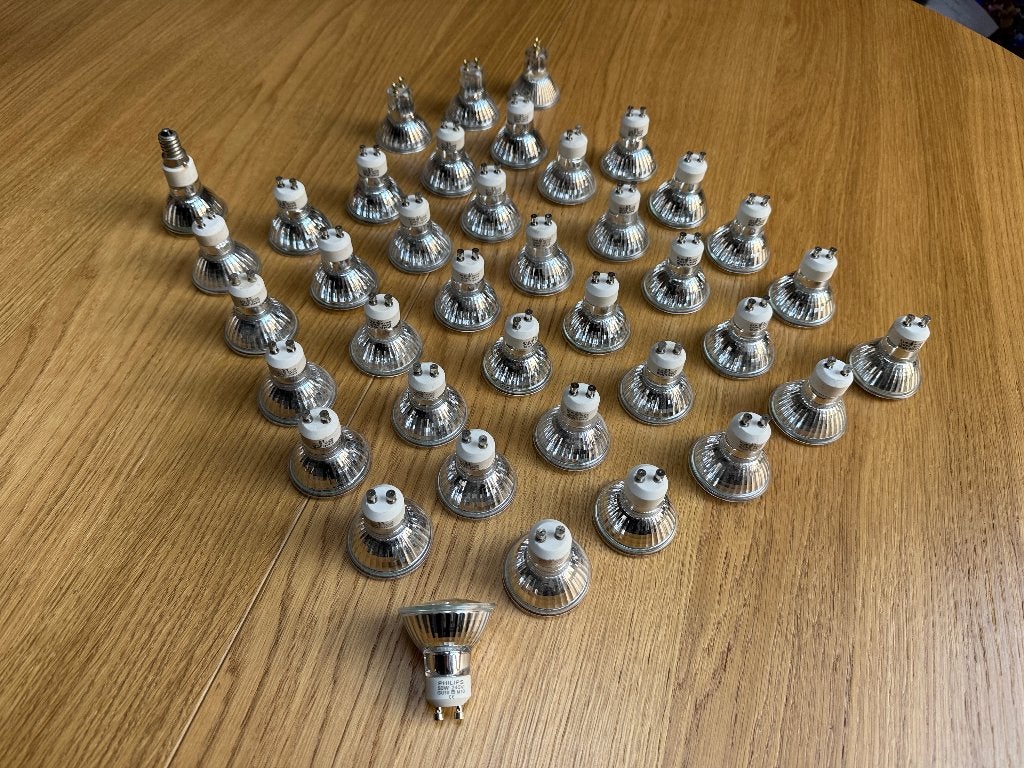 Ampoules halogène, Maison & Meubles, GU10, Blanc chaud, Ampoule, Philips