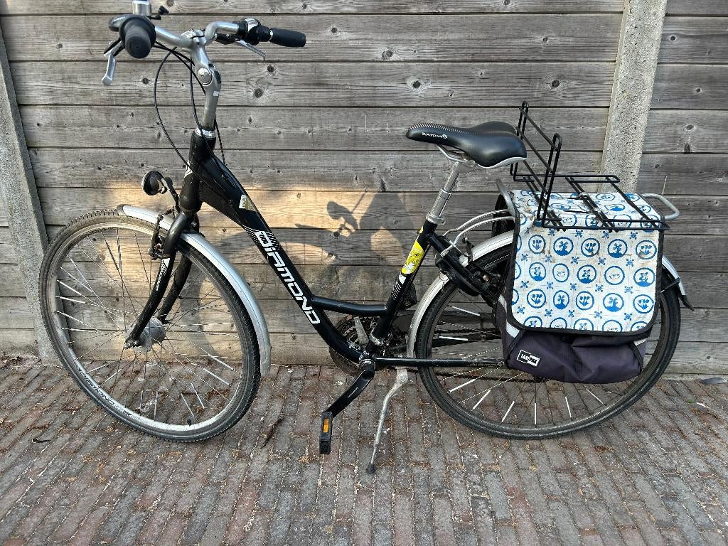 Jeugdfiets / meisjesfiets Diamond, Fietsen en Brommers, Fietsen | Dames | Damesfietsen, Gebruikt, Velgrem, Minder dan 47 cm, Ophalen