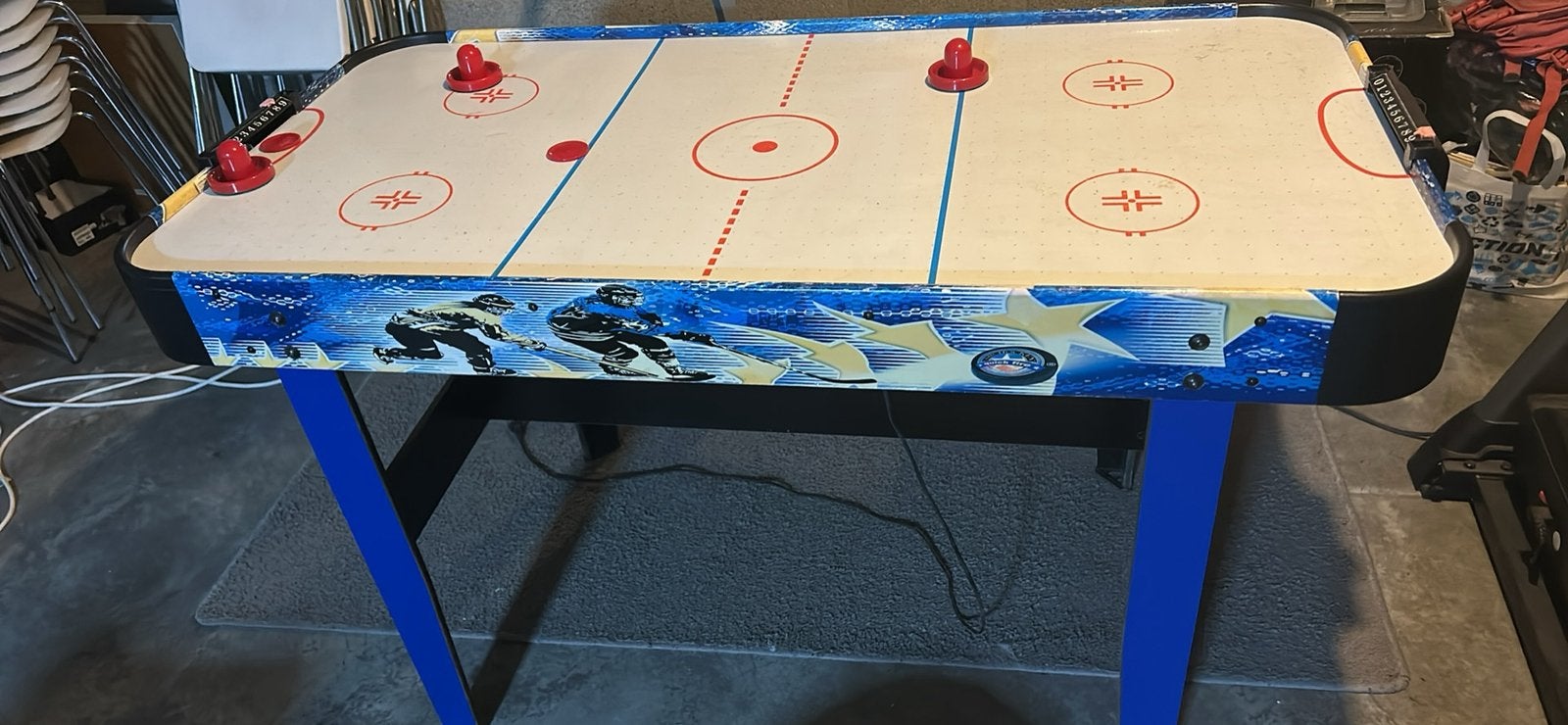 Aer hockey, Ophalen, Zo goed als nieuw