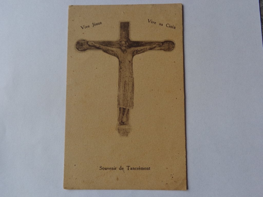1 ancienne carte postale souvenir de Tancrémont, Collections, Enlèvement