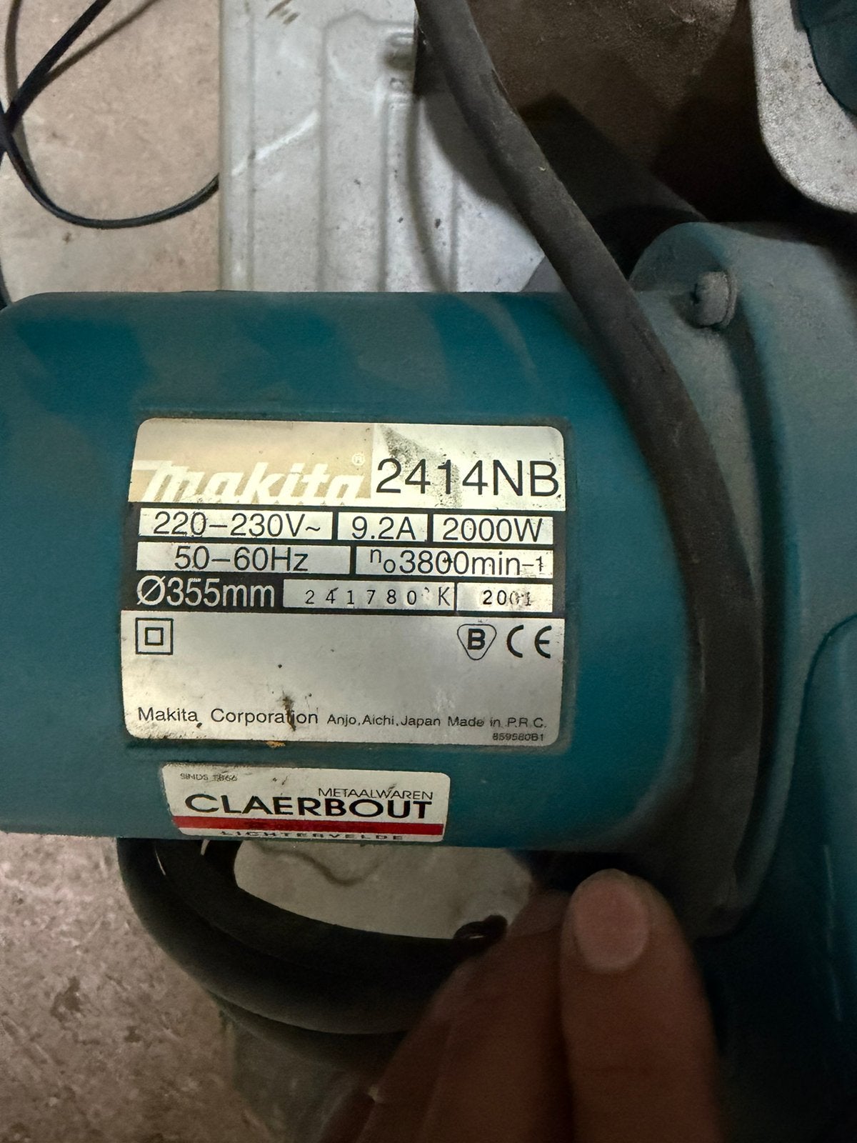Makita zaagmachine, Ophalen of Verzenden, Zo goed als nieuw