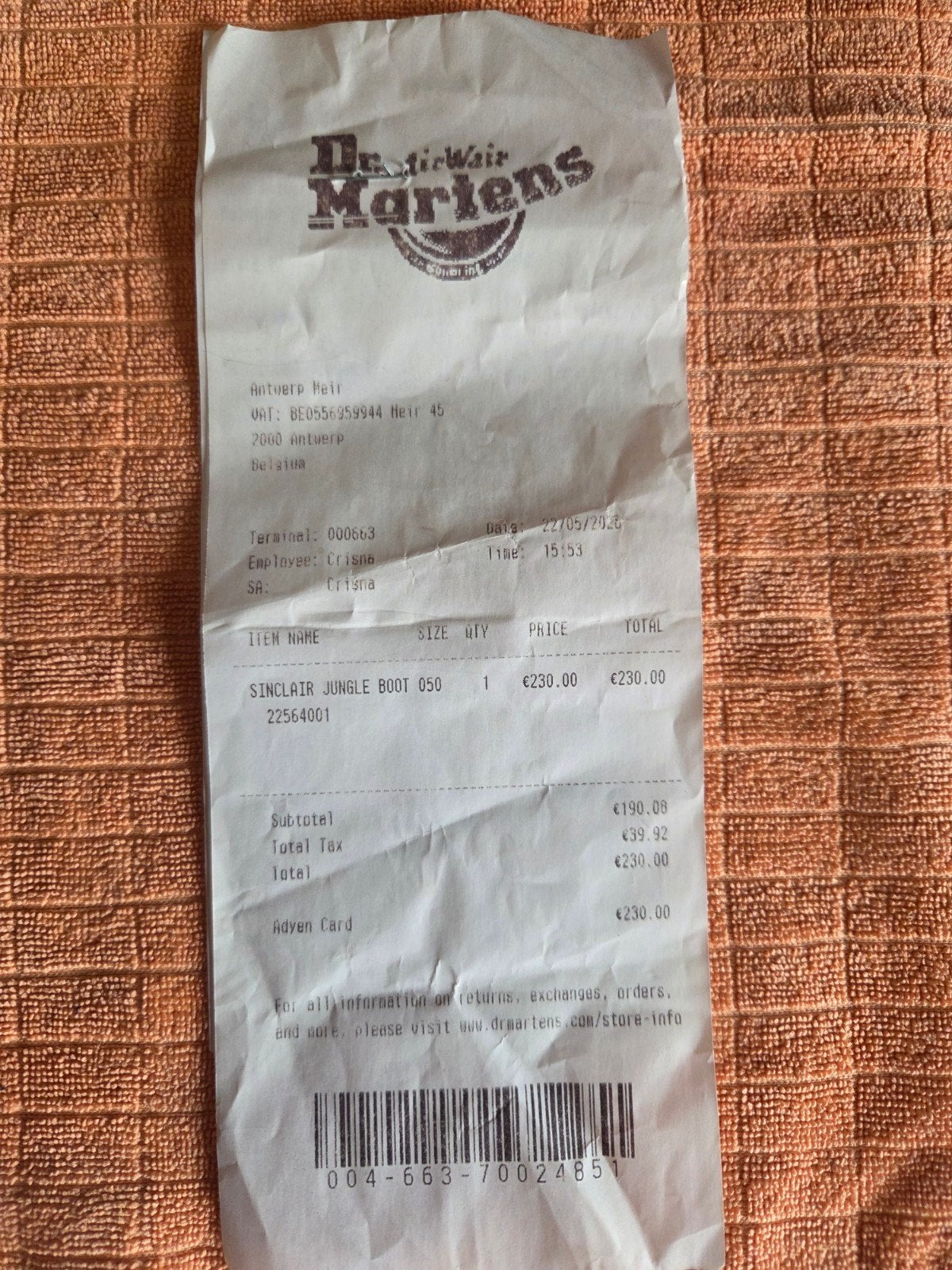 Dr. Martens Sinclair black, Ophalen, Zwart, Lage of Enkellaarzen, Dr. Martens