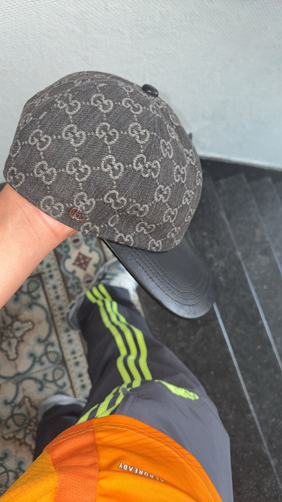 Gucci Dubai zwart, Kleding | Heren, Ophalen, Zo goed als nieuw, Pet