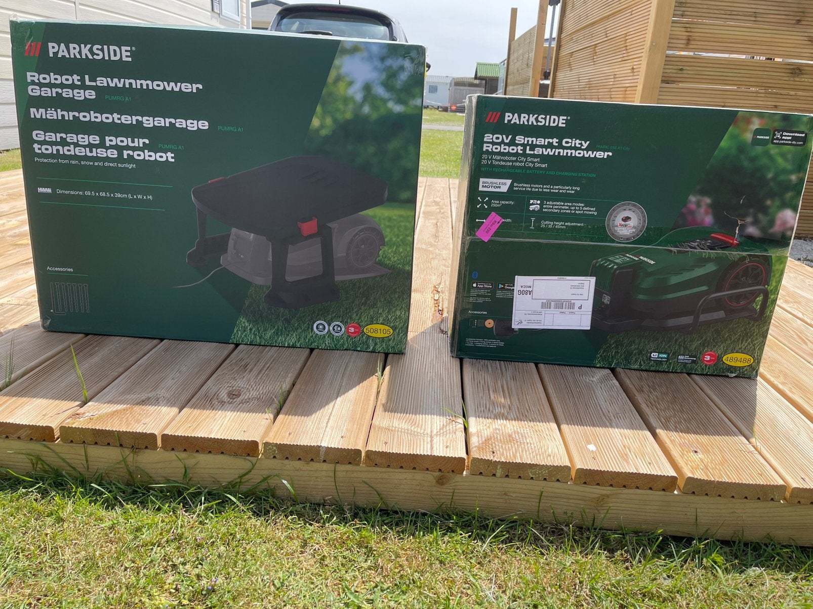Grasrobot, Enlèvement, Neuf, Plus de 25 cm, Avec capteur de pluie