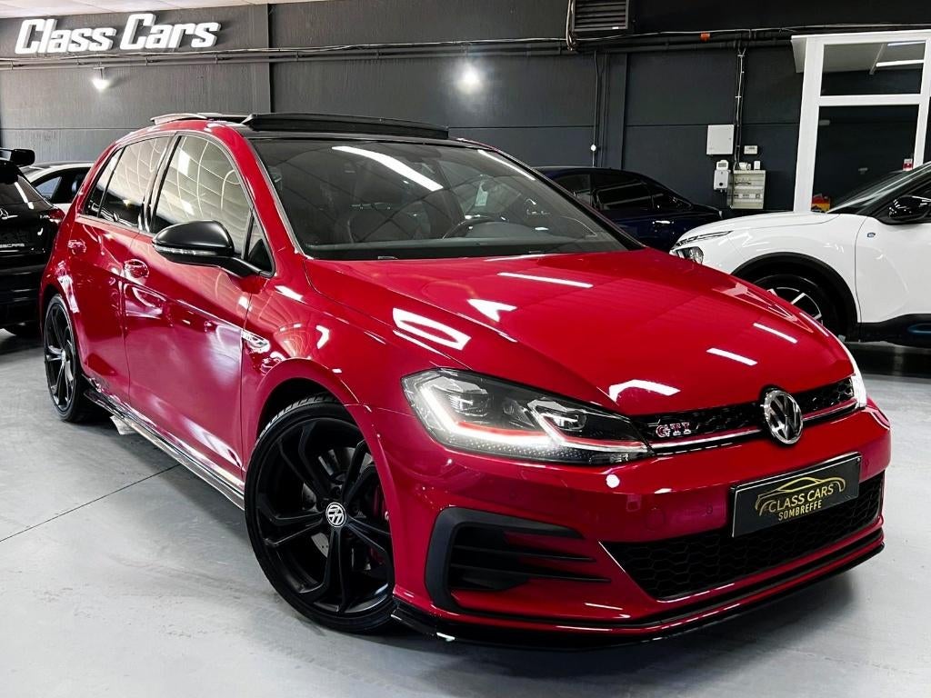 VOLKSWAGEN GOLF GTI 2.0 TSI TCR DSG7 PANO OUVRANT CAM CARNET, Auto's, 4 cilinders, 1984 cc, Leder, Bedrijf