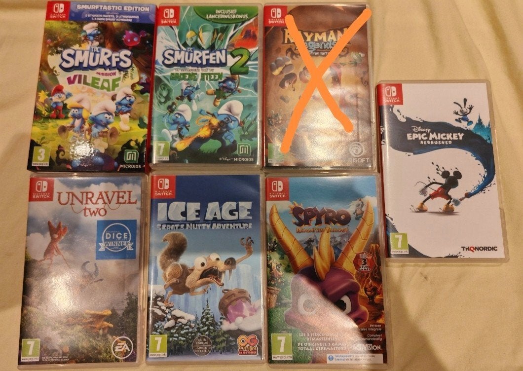 Nintendo Switch games, Ophalen