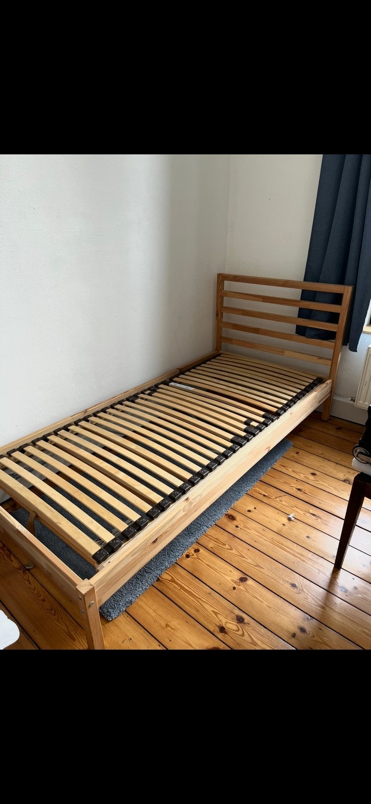 Lit et sommier 1 personne, Enlèvement, Comme neuf, Sommier
