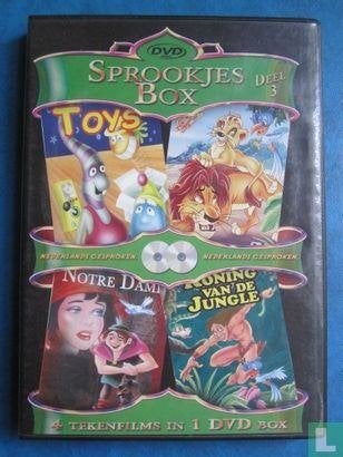Sprookjes Box 3 (4 films op 2 disc), Cd's en Dvd's, Tekenfilm, Zo goed als nieuw, Alle leeftijden, Amerikaans