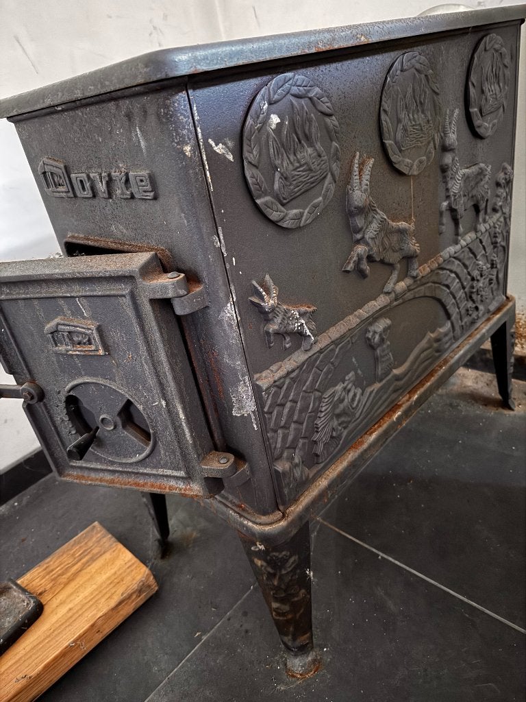 Poêle à bois Dovre 300CB/B, Maison & Meubles, Poêles, Comme neuf, Autoportant, Poêle à bois, Bois, Enlèvement