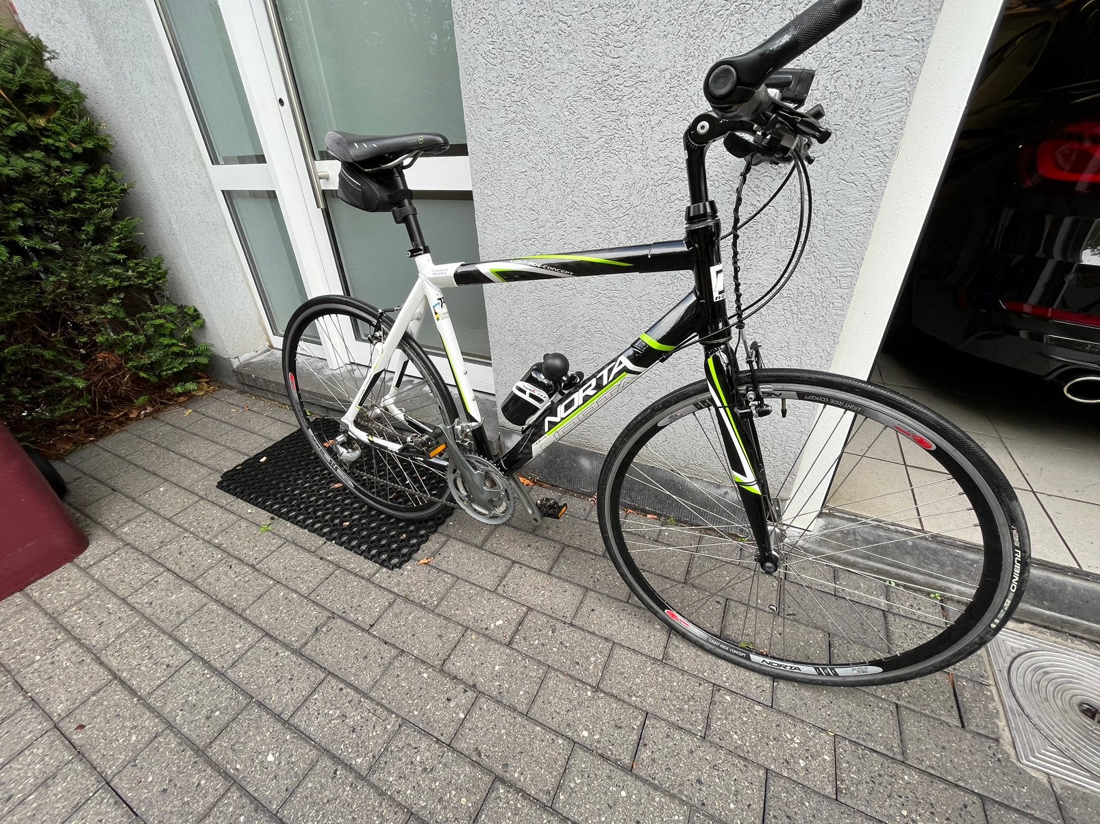 Norta koersfiets fitnessbike carbon amper 500km gereden, Enlèvement, Comme neuf